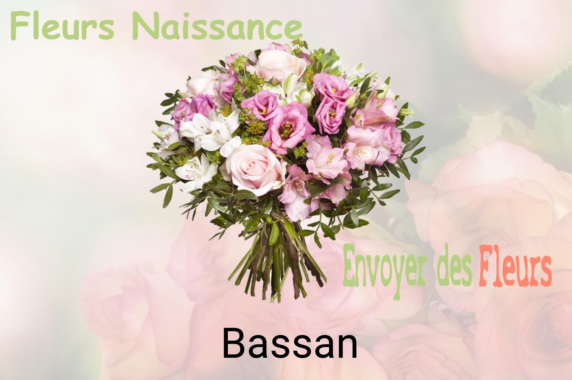 Bouquet de fleurs de naissance livré à Bassan